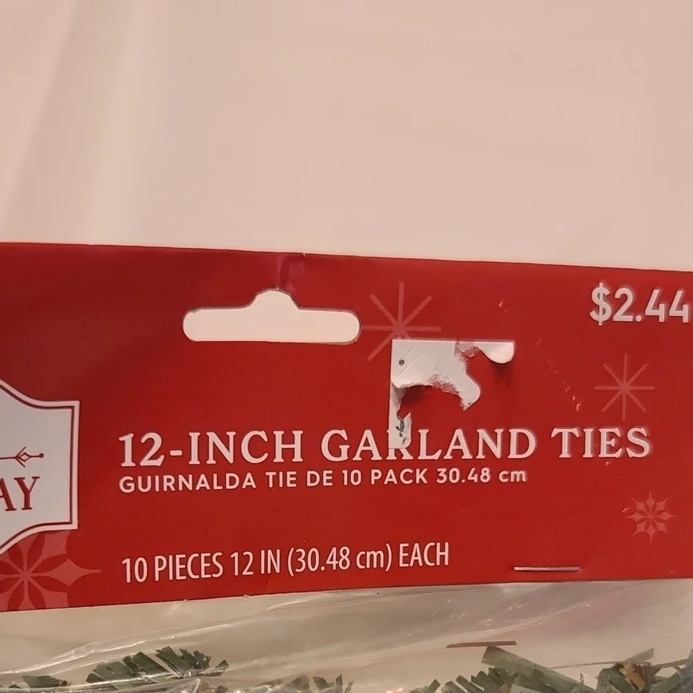 Set Of 2 - 12 Inch Garland Ties